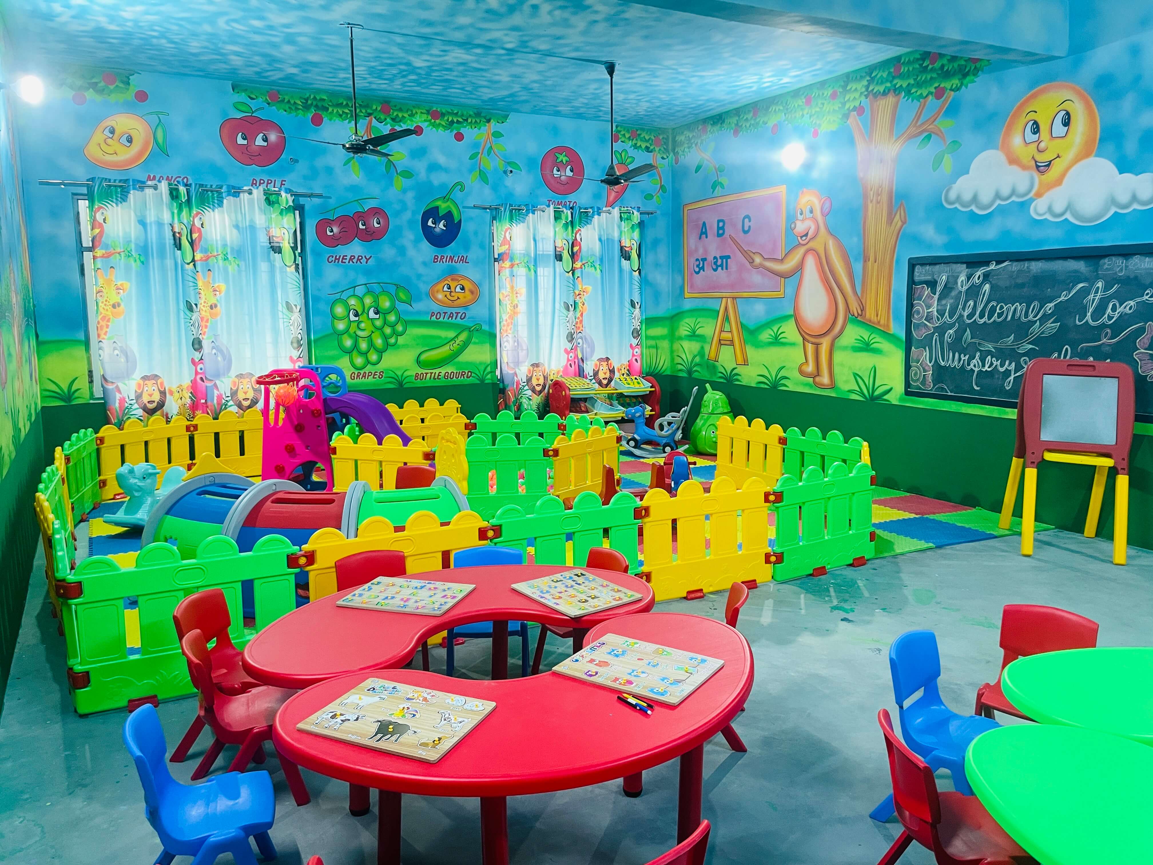 Students at Sun Shine School